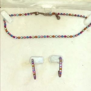 5th Avenue earring and choker set